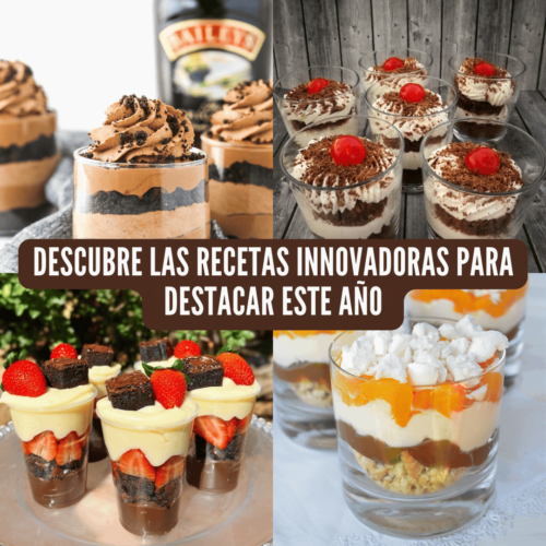 Aprende como crear los mejores postres en vaso